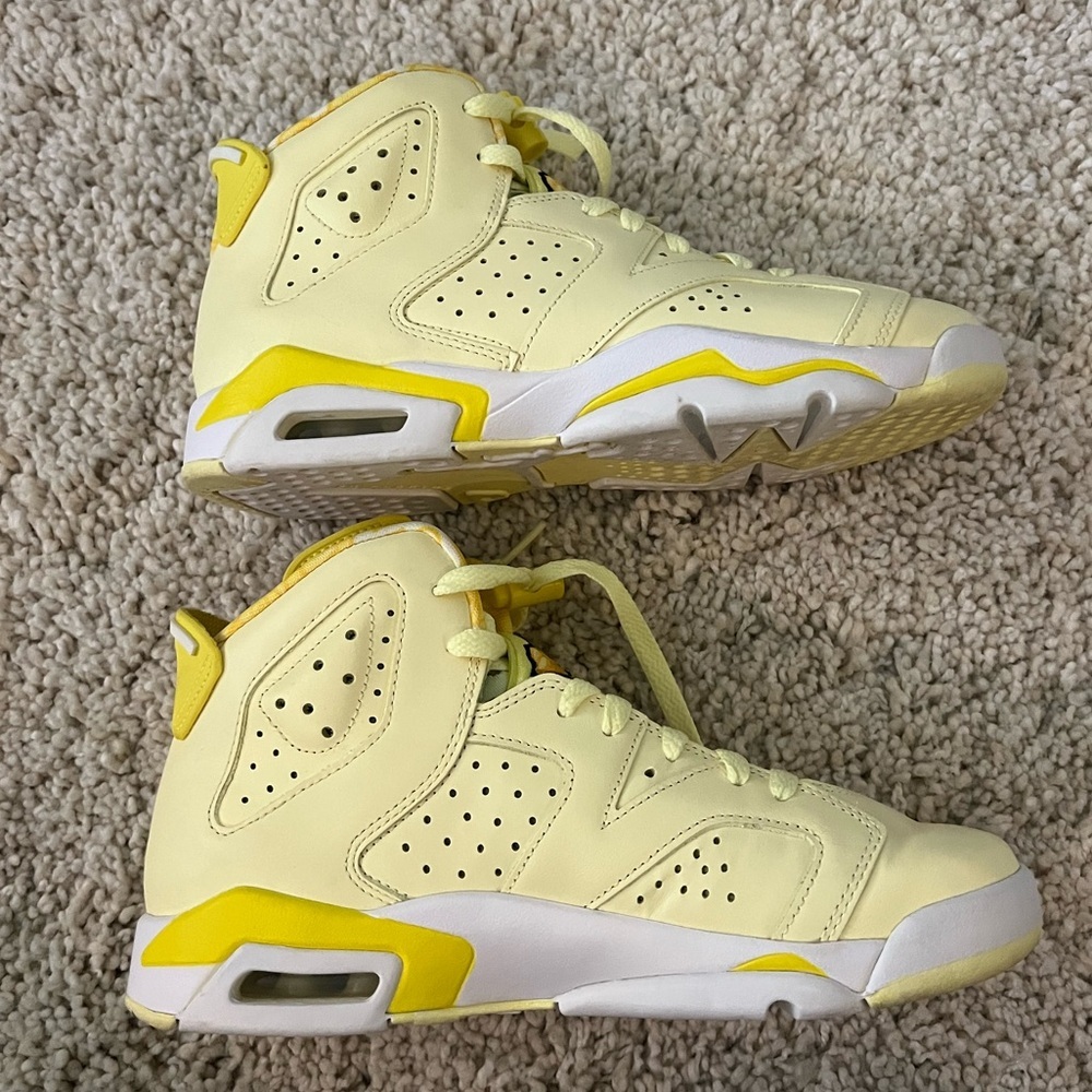 Jordan retro 6 citron size 6Y - Picture 4 of 9
